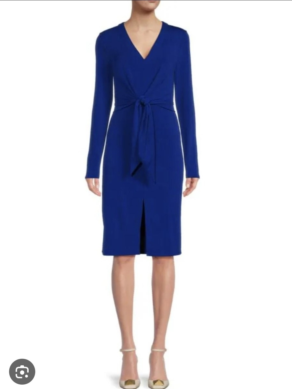 NWT Ellen Tracy Blue Stretchy Dress